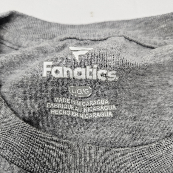 Las Vegas Raiders Size: L Fanatics Brand Grey Unisex Short Sleeve t-shirt - Picture 3 of 6